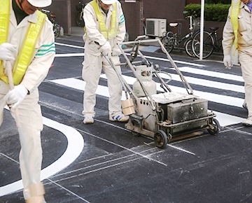 道路区画線工事